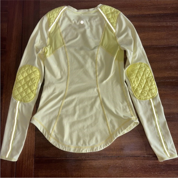 Lululemon-RUN: Ice Queen Long Sleeve Yellow Size 6 - Picture 13 of 13